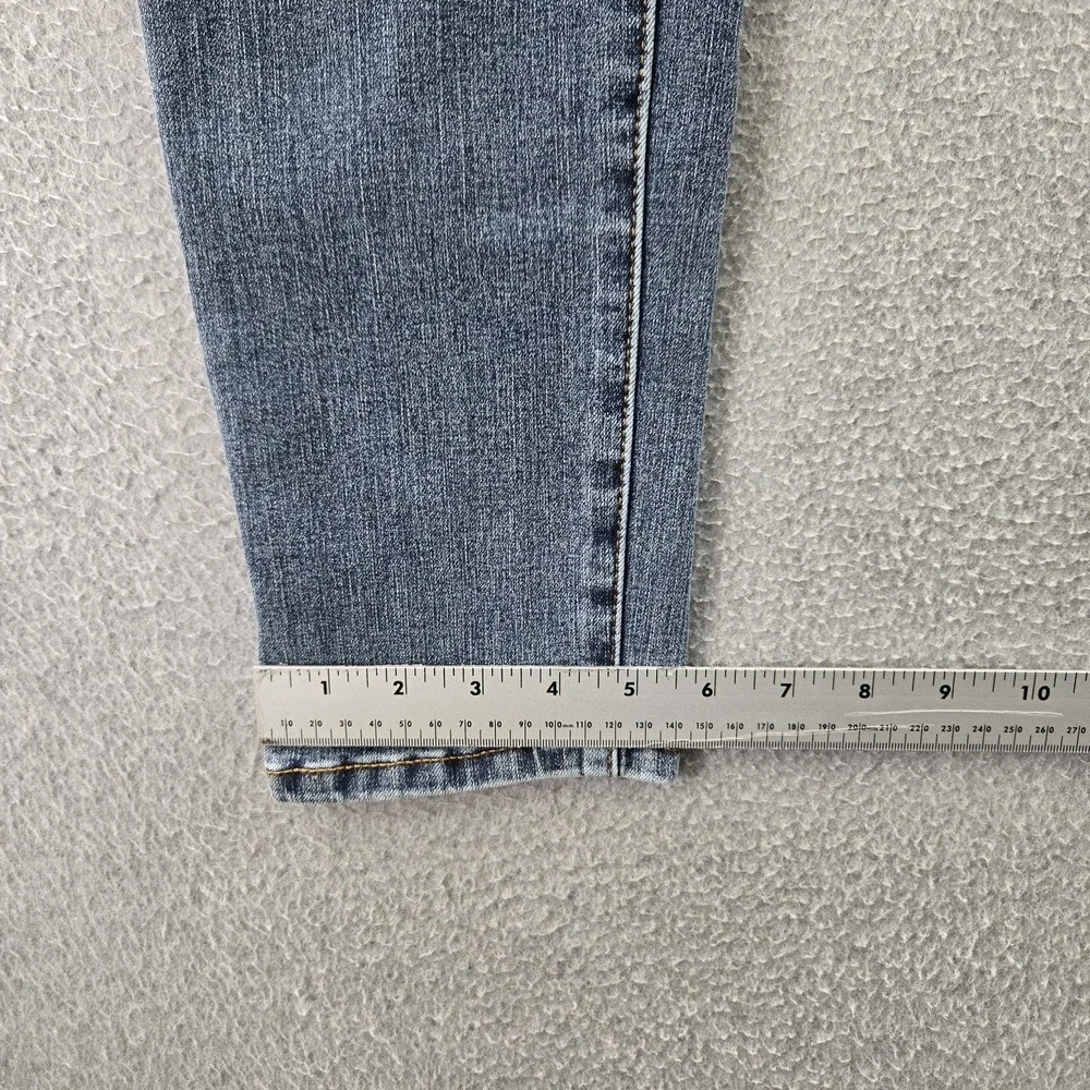 Time And Tru Women Jeans 14 Blue Denim High Rise Curvy‎ Skinny 29